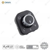 Enva SEAT ALHAMBRA KATLANIR DİKİZ AYNA DÜĞMESİ ANAHTARI 2010-(KROMLU) thumbnail 2
