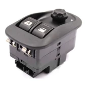 Enva PEUGEOT 306 SOL ÖN İKİLİ CAM AÇMA KAPATMA DÜĞMESİ (AYNA AYARLI) thumbnail 2