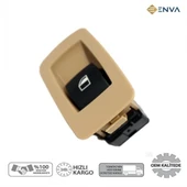 Enva BMW 3.35 SAĞ ÖN - SAĞ / SOL ARKA KAPI CAM AÇMA DÜĞMESİ 2005-2011 (BEJ) thumbnail 1