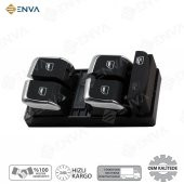 Enva AUDİ RS SOL ÖN DÖRTLÜ CAM AÇMA DÜĞMESİ ANAHTARI 2012-2013 (KROM) thumbnail 1