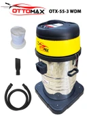 Ottomax OTX-55-3-WDM 4200 Watt 3 Motorlu Islak Kuru Sanayi Tipi Oto Süpürgesi Endüstriyel Süpürge - 2