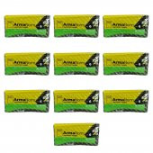 Naksan Takviyeli İnce Desenli Çizgili Siyah Çanta Poşet Torba - 6 No - 60x70 Cm. - 50 Adetlik 10 Paket - 1