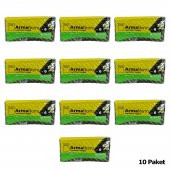 Naksan Takviyeli İnce Desenli Çizgili Siyah Çanta Poşet Torba - 6 No - 60x70 Cm. - 50 Adetlik 10 Paket - 2