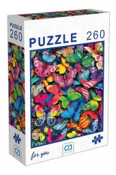 Kelebekler Puzzle 260 Parça - 1