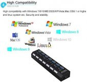 7 Port Usb 3.0 Hub Çoklayıcı Çoğaltıcı Switch - 5