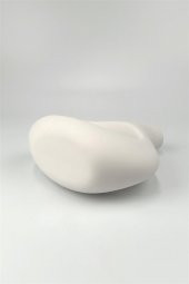 Asimetrik Vazo Seramik Bisküvi (Ham Ürün) thumbnail 3