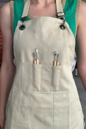 Barren Atölye Önlüğü - Bej thumbnail 4