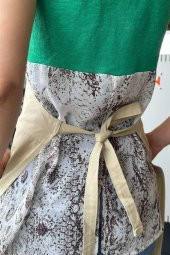 Barren Atölye Önlüğü - Bej thumbnail 6