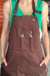 Barren Atölye Önlüğü - Kahverengi thumbnail 3