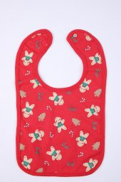 Babyhola Yılbaşı Desen Sıvı Geçirmez 3'lü Mama Önlüğü 1122 - 3