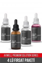 4lü Serum Seti (CAFFEİNE 5 EGCG,HYALURONİC ACİD2 B5,AHA30 BHA2, NİACİNAMİDE10 ZİNC1) - 1