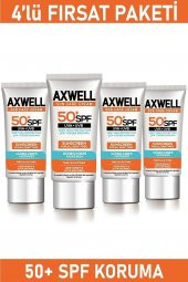 Spf 50+ 4 Lü Fırsat Seti Leke Karşıtı Nemlendirici Yüksek Koruma Güneş Kremi 50 ml - 2