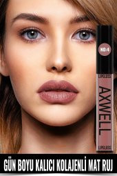 Houseid Uzun Süre Kalıcı Hızlı Kuruyan Kolajenli Mat Likit Ruj- Lipgloss - 1