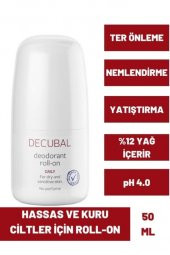 Decubal Koltuk Altı Terleme Önleyici Kuru Ve Hassas Ciltler Için Deodorant Roll-on 50 ml - 1