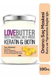Kuru Ve Yıpranmış Saçlar Için Keratin & Biotin Onarıcı Saç Maskesi 190ml - 1