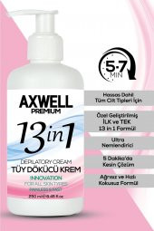 Tüy Dökücü Krem Vücut Bacak Bölgesi Tüm Cilt Tipleri Için 250 Ml - 1