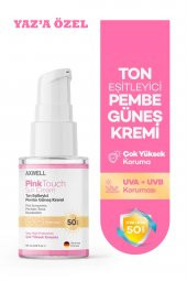 Spf 50+ Pink Touch Ton Eşitleyici Pembe Yüz Güneş Kremi 60 ml - 1