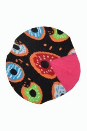 Flora Erkek Donut Desenli Hareketli Çorap - 41/44 - 2