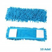 Cod-Ex Mikrofiber Islak Kuru Nemli Makarna Şönil Palet Tablet Mop Yedeği - 40 Cm. - 10 Adet - 2