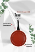 ThermoAD | Tava Seti | 3 Parça | 20cm-24cm-28cm | Red Diamond - 3