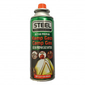 STEEL PROFESSIONAL - Kamp Gazı  Bütan Propan Gaz Kartuşu 400 ml - 1