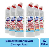 Domestos Çamaşır Suyu Karbeyazı 750 Ml x 6 Adet - 1