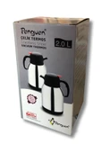 Jasper 2 Litre Çift Kat Piknik Kamp Outdoor Çelik Çay Termosu 1200a - 2