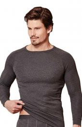 Kışlık Uzun Kol Termal Tek Üst Berrak-757 - 2