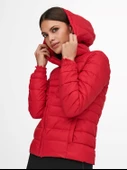 ONLY Bayan Şişme Puffer Kırmızı Mont 15156569 - 3