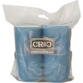 Croc 1208 Cırtlı Sünger Bigudi 4lü Çap 6 cm Mavi + 12li Alüminyum Saç Pensi - 3