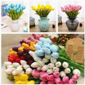 100 Adet 10 FARKLI Mix Tulip Seed Lale Tohumu + 10 Adet Hediye K.Renk Zambak Çiçek Tohumu - 1