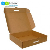 HAAY AMBALAJ 43x37x11cm Kulplu Kutu - Kraft ( 2 adet) - 3