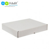 HAAY AMBALAJ 39,5x31x6,5cm Kilitli Kutu - Beyaz ( 3 adet) - 1