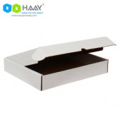 HAAY AMBALAJ 39,5x31x6,5cm Kilitli Kutu - Beyaz ( 3 adet) - 2