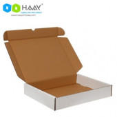 HAAY AMBALAJ 39,5x31x6,5cm Kilitli Kutu - Beyaz ( 3 adet) - 3