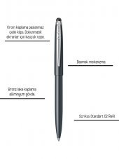 Scrikks F108 Tükenmez Kalem Koyu Gri - 2