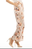 Desenli Saten Pantolon - Desen - 5 - 1