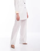 SPOR DİKİŞLİ PANTOLON - Ekru - 1