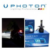 Photon Milestone H4 Led - 1 Adet Motorsiklet İçin - 12000 Lume - 1