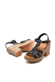 VENÜS 23027603Y PLATFORM TOPUK DERİ GENÇ KADIN SANDALET - 12