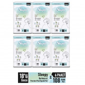 Sleepy Bio Natural Premium Plus Hijyenik Ped Gece 108 Adet - 1