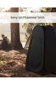 EFSANE KAMP - Büyük Duş WC Soyunma Çadırı - Otomatik - 150x150x190cm - Siyah - 1