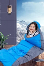 EFSANE KAMP - Uyku Tulumu 2kg +5C to -10C - Mavi - 1