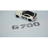 DK Tuning G 700 Bagaj Krom ABS 3M 3D Yazı Logo Benz İle Uyumlu - 2