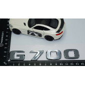 DK Tuning G 700 Bagaj Krom ABS 3M 3D Yazı Logo Benz İle Uyumlu - 4