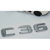 DK Tuning C36 Bagaj Krom ABS 3M 3D Yazı Logo Benz İle Uyumlu - 3