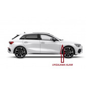 Audi Quattro Logo Çamurluk Yanı Damla Desen Logo Arma Seti - 5