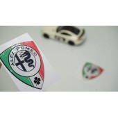 Alfa Romeo Logo Çamurluk Yanı Damla Desen Logo Arma Seti - 1