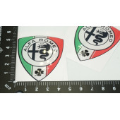Alfa Romeo Logo Çamurluk Yanı Damla Desen Logo Arma Seti - 4