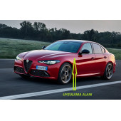 Alfa Romeo Logo Çamurluk Yanı Damla Desen Logo Arma Seti - 5